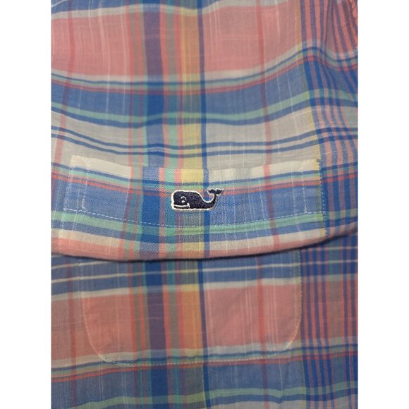 Vineyard Vines Mens Classic Fit Tucker Shirt Plaid Medium - Picture 7 of 8